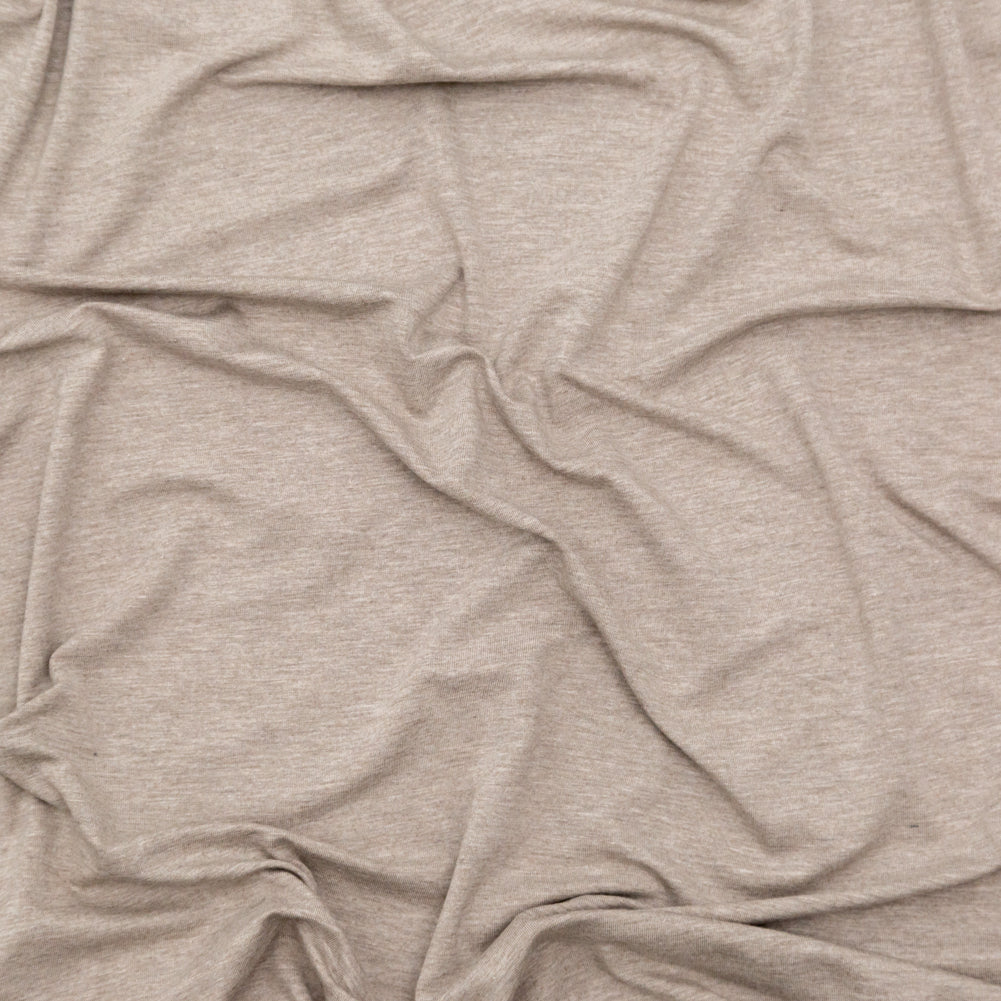 Italian Heathered Beige Stretch Rayon Jersey - Joann Fabrics