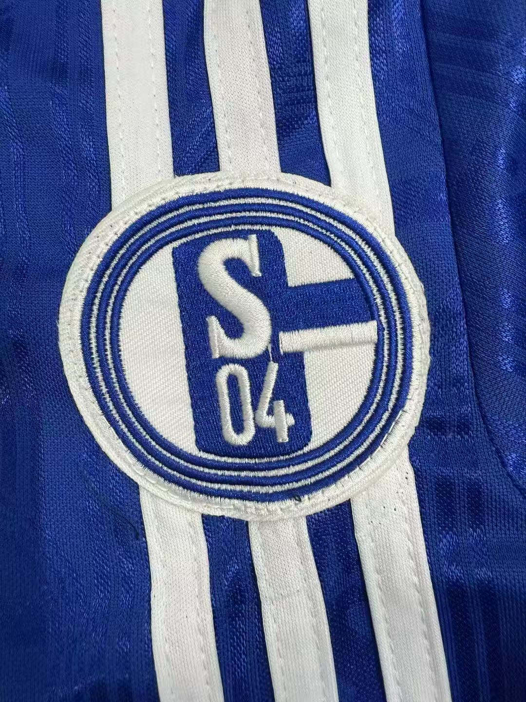 1996-1997 Retro Schalke 04 Home Football Jersey 1:1 Thai Quality