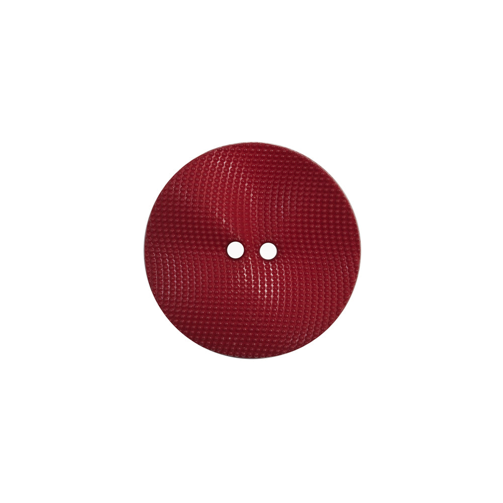 Italian Red Textured Wave Button - 28L/18mm - Joann Fabrics