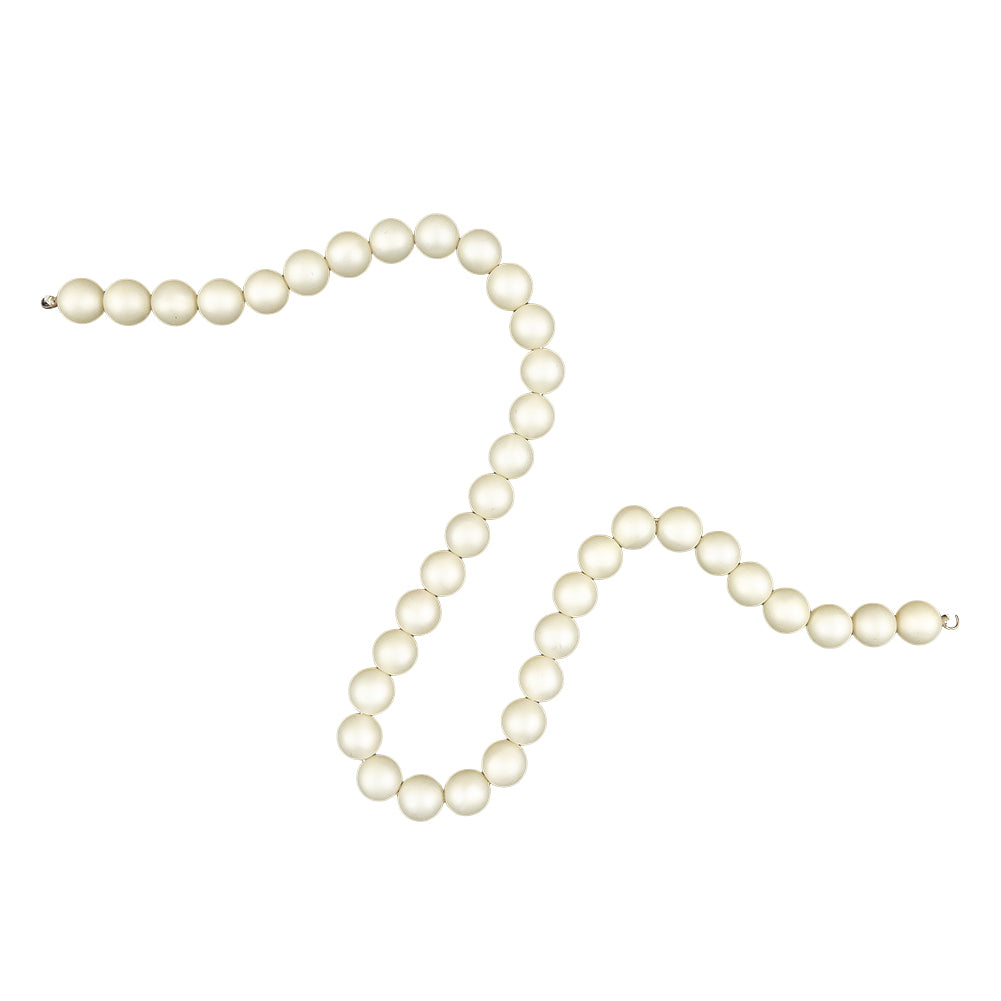 Vintage 10mm Matte Pearl Beaded Strand - 15