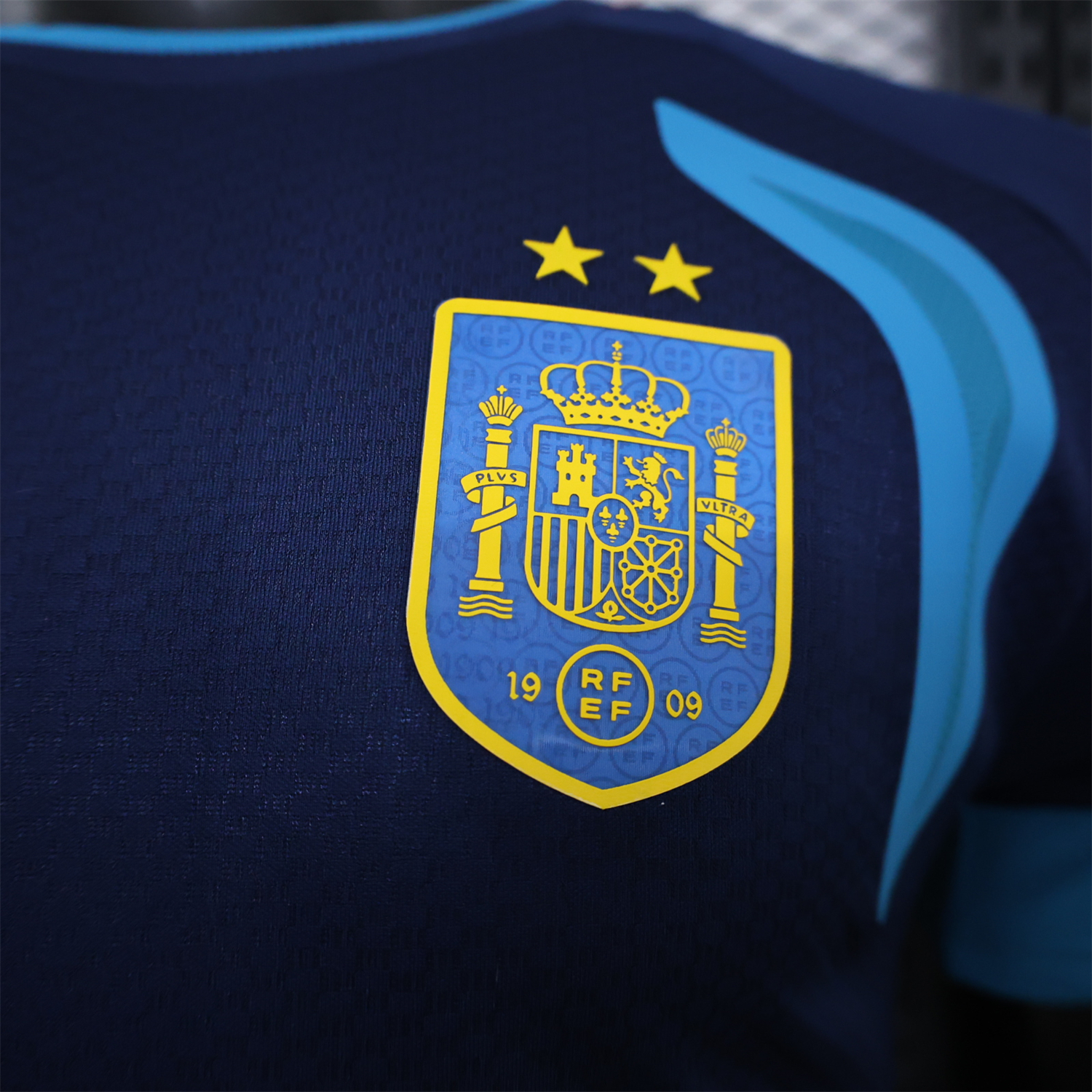 Spain 2026 Deep Blue And Light Blue Training Jersey - Player Version - UnitedFutballJersey