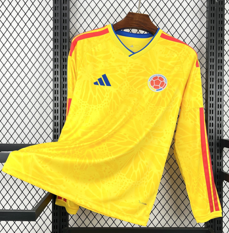 2026 Long Sleeve Colombia Home Football Jersey 1:1 Thai quality