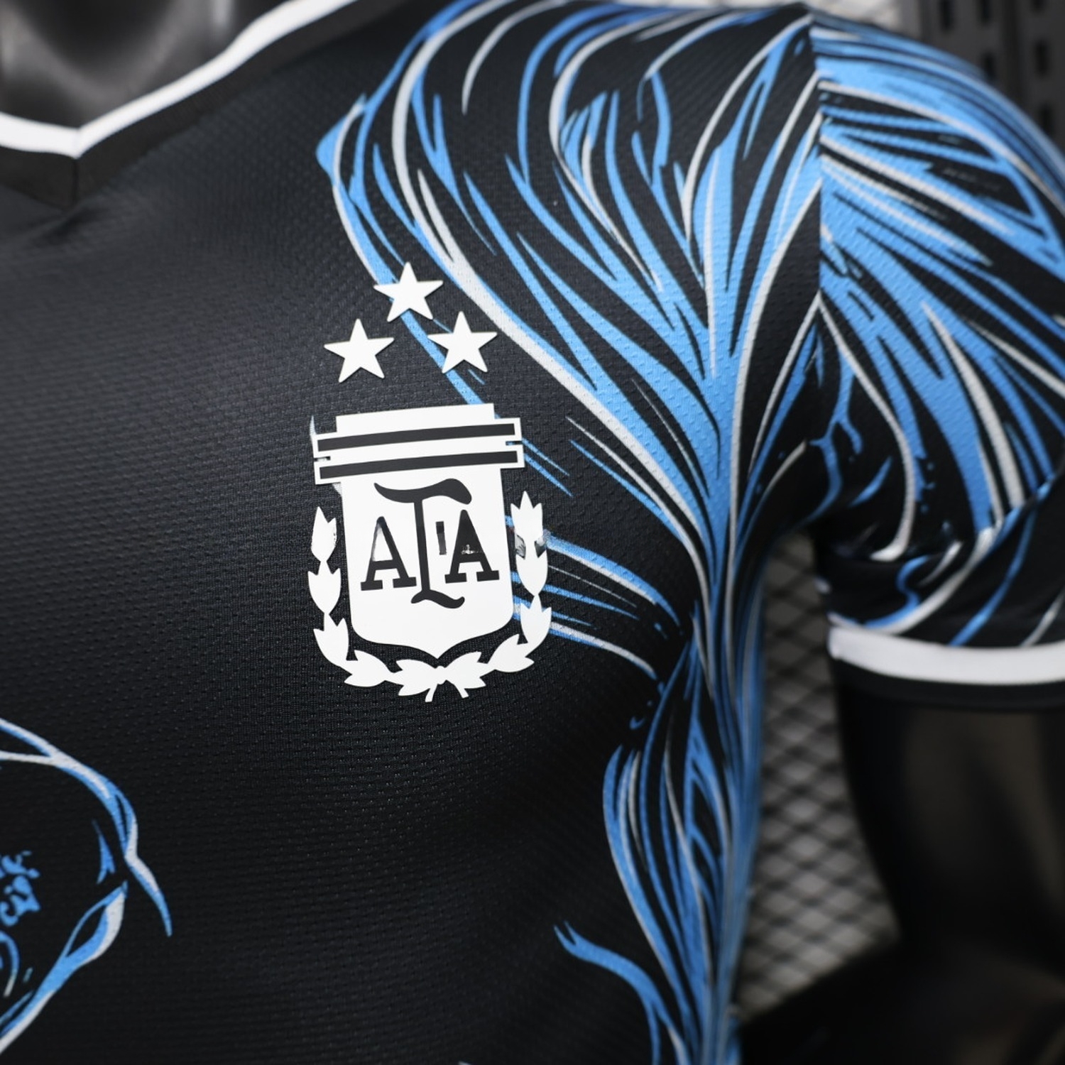 Argentina 2026 Black Blue Special Jersey - Player Version - UnitedFutballJersey