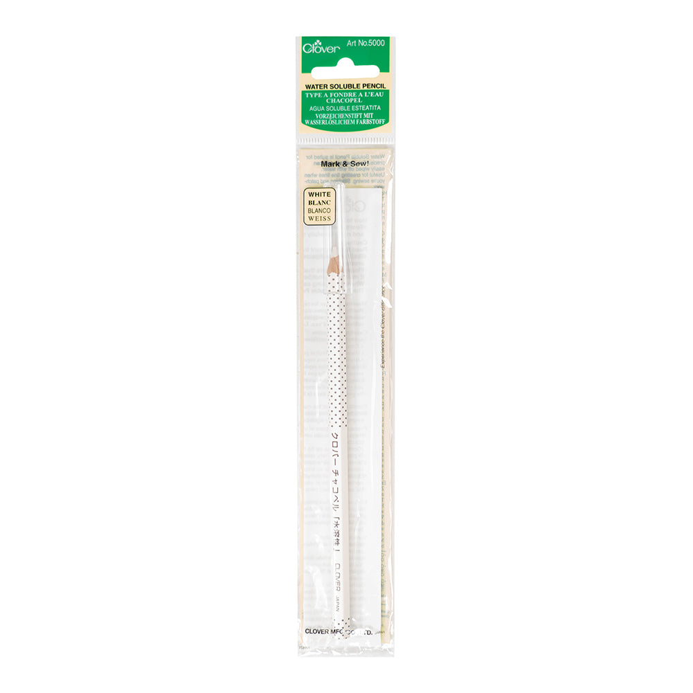 Clover Water Soluble Fabric Pencil - White - Joann Fabrics