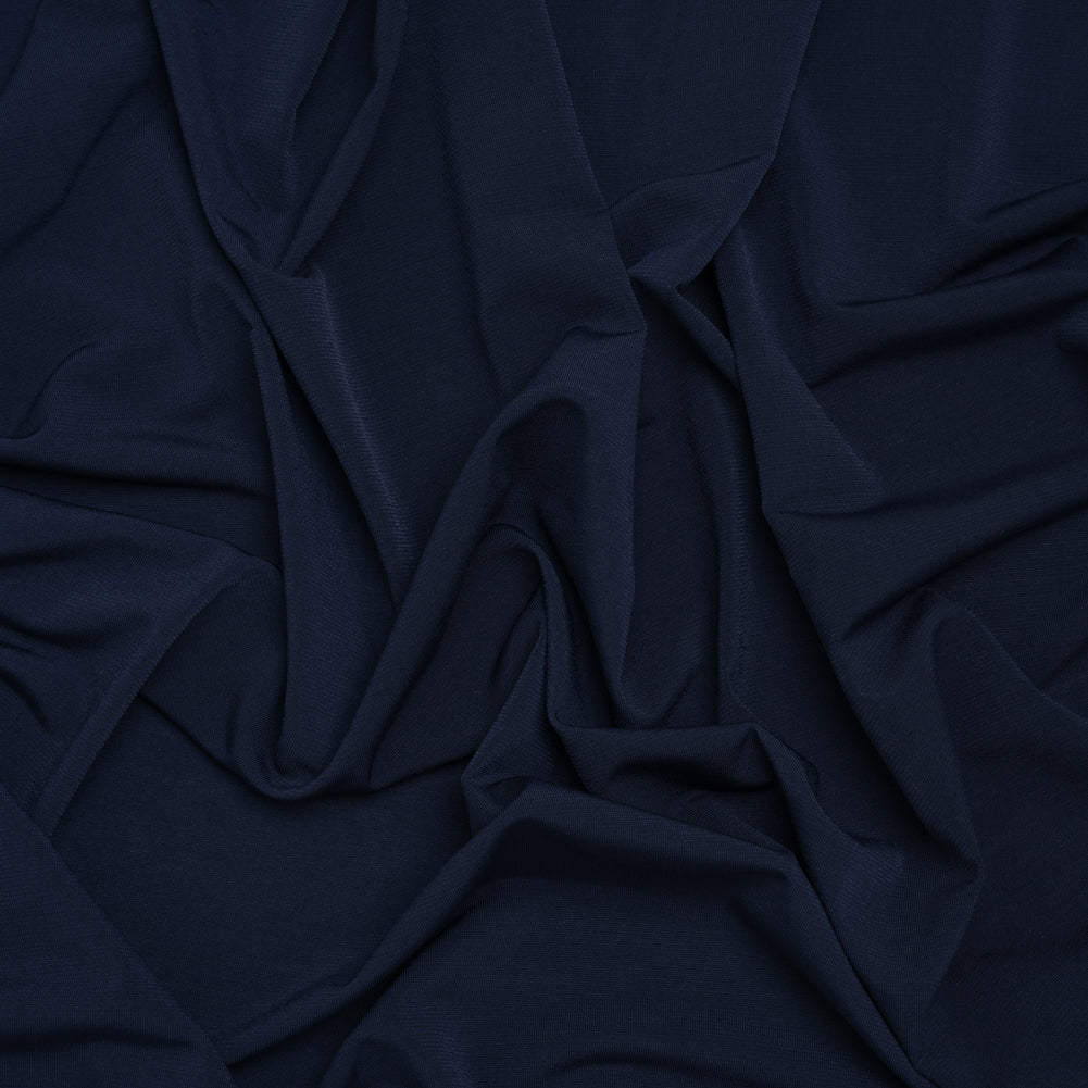Stretch Polyester Tricot - Navy - Designer Deadstock - Joann Fabrics