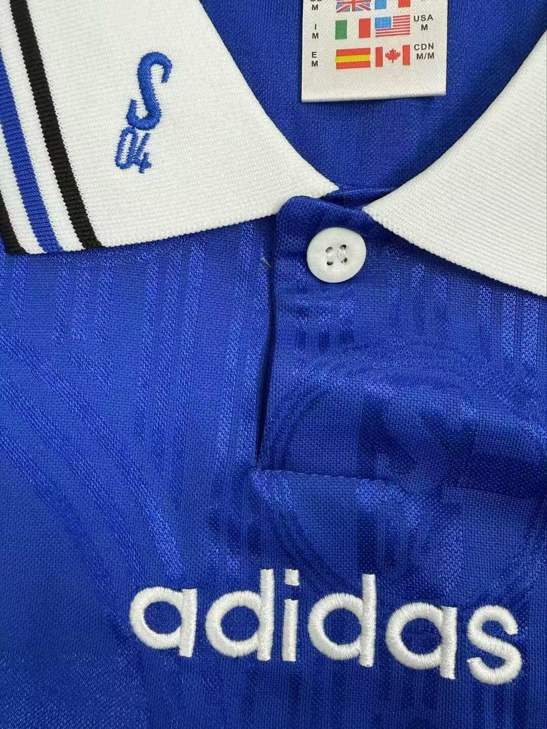 1996-1997 Retro Schalke 04 Home Football Jersey 1:1 Thai Quality