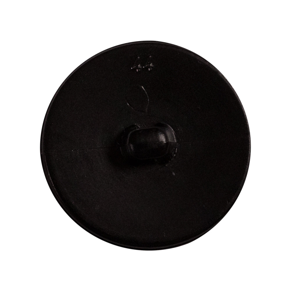 Italian Black Faux Leather Plastic Button - 44L/28mm - Joann Fabrics