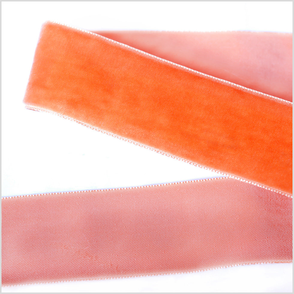 Single Faced Velvet Ribbon Made in Italy - 1.5