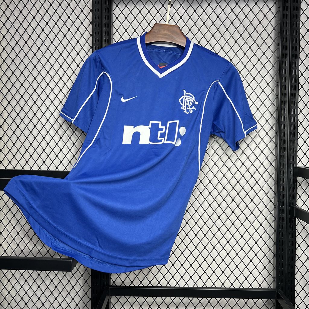 1999/2001 Retro Rangers Away Football Shirt 1:1 Thai Quality