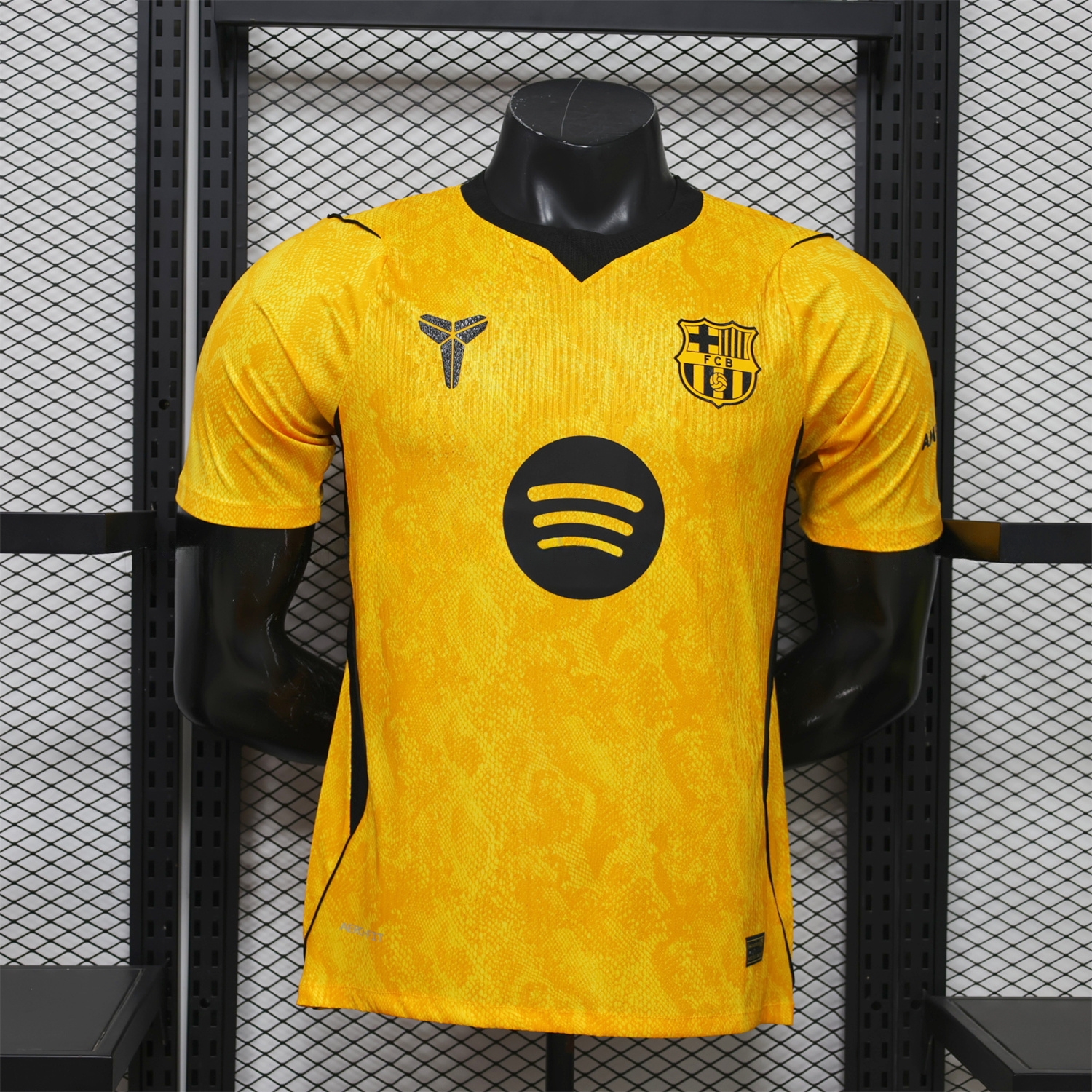 Barcelona 26-27 X KB Yellow Special Jersey - Player Version - UnitedFutballJersey