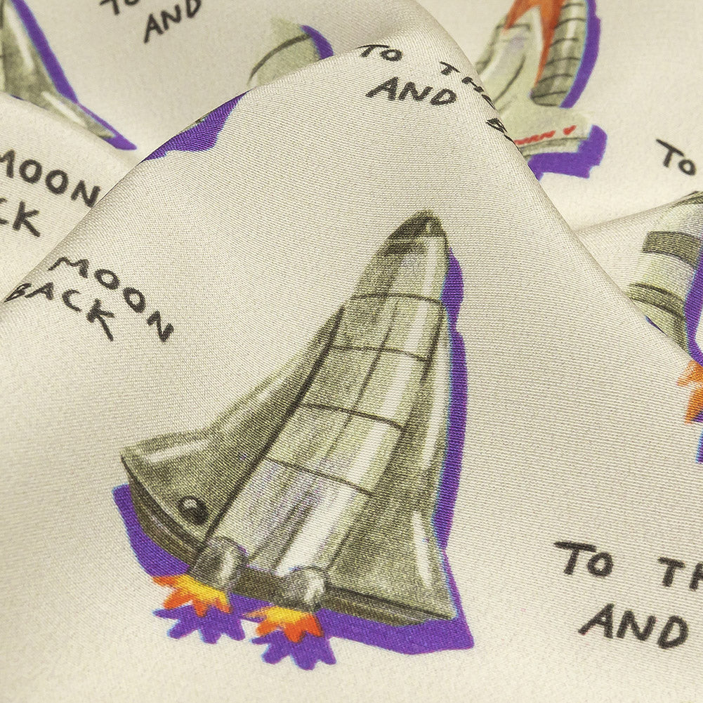 Mood Exclusive One Small Step Viscose Poplin - Joann Fabrics