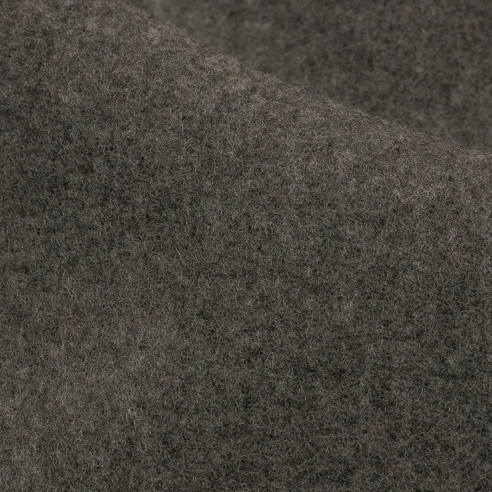 Balenciaga Italian Heathered Gray Felted Virgin Wool Double Cloth Coating - Joann Fabrics