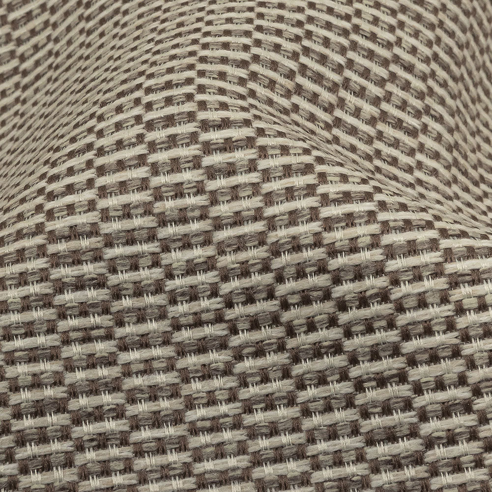 Brown and Gray Rectangles Polyester Jacquard - Joann Fabrics
