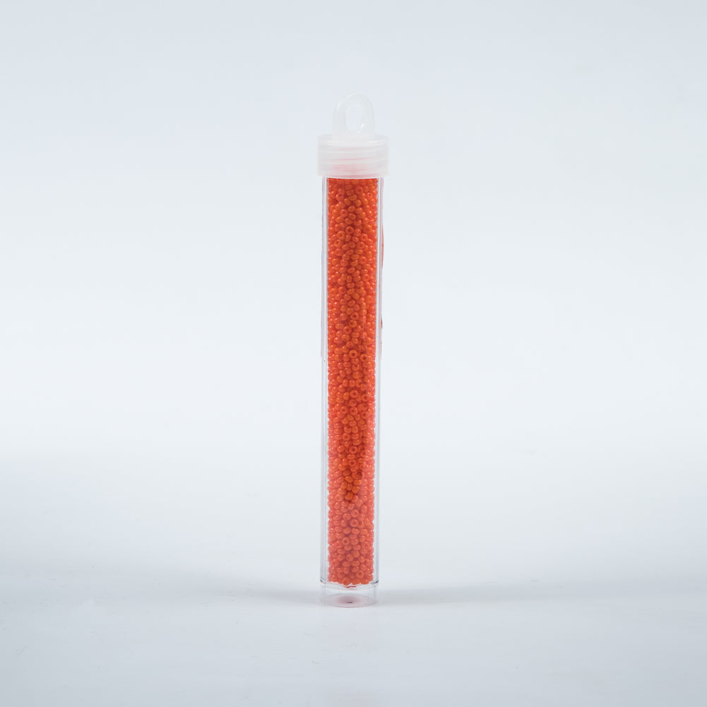 Orange Opaque Czech Seed Beads - Size 10 - Joann Fabrics