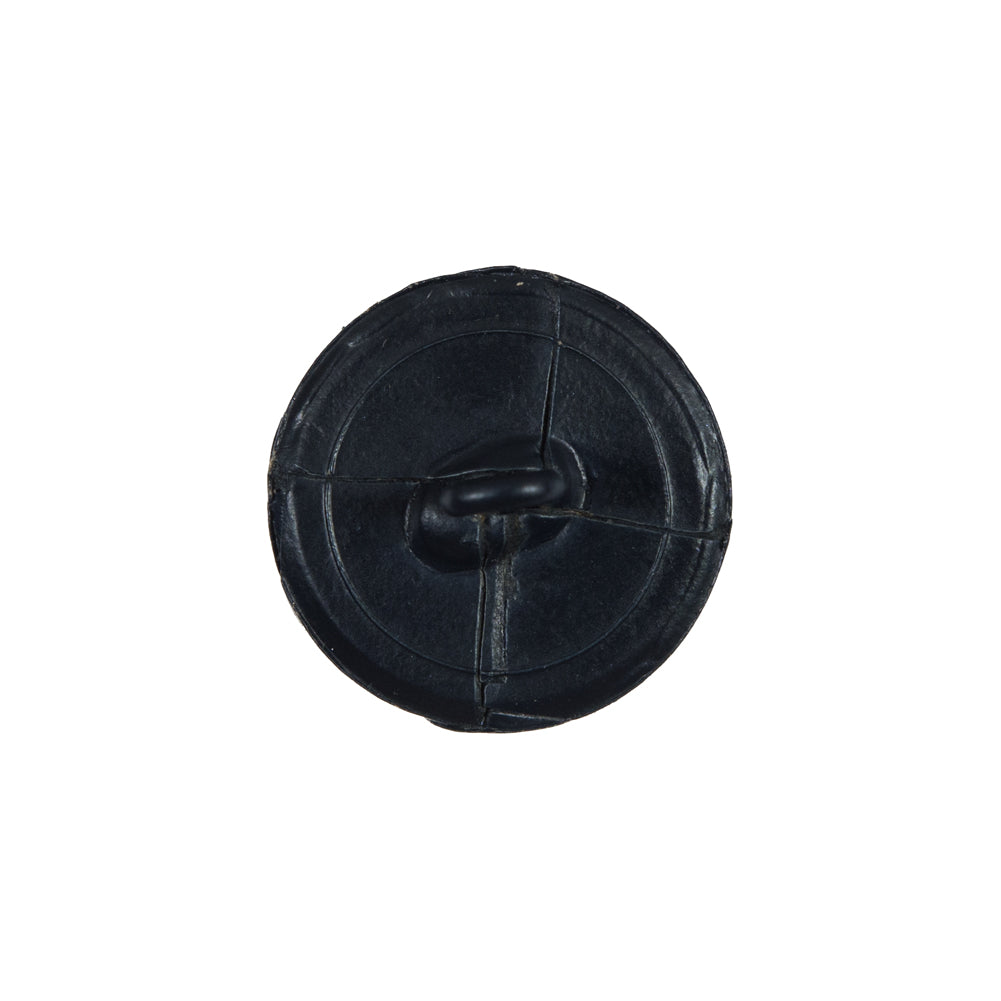 Dark Navy Glossy Leather Shank Back Button - 30L/19MM - Joann Fabrics