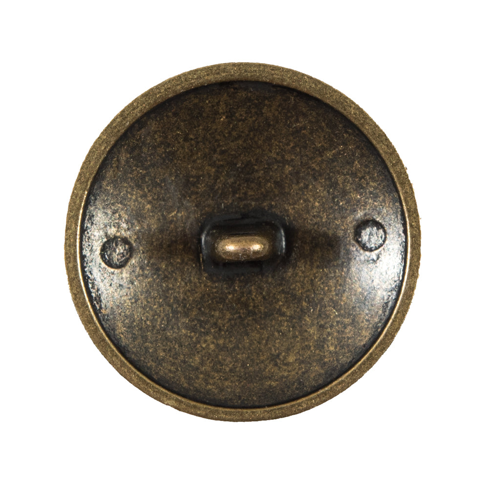 Italian Antique Gold Button Button with Double-Headed Eagle Emblem - 44L/28mm - Joann Fabrics