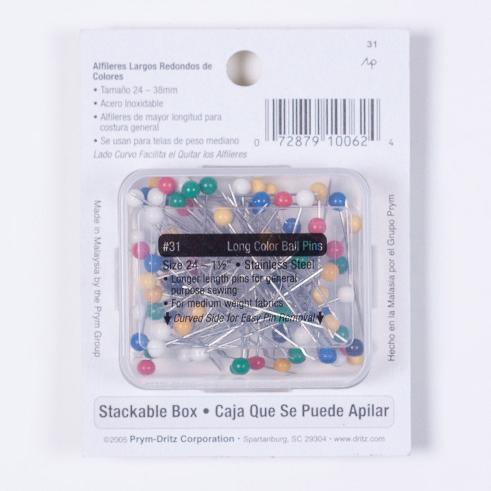 Dritz 75 Long Color Ball Pins - Joann Fabrics
