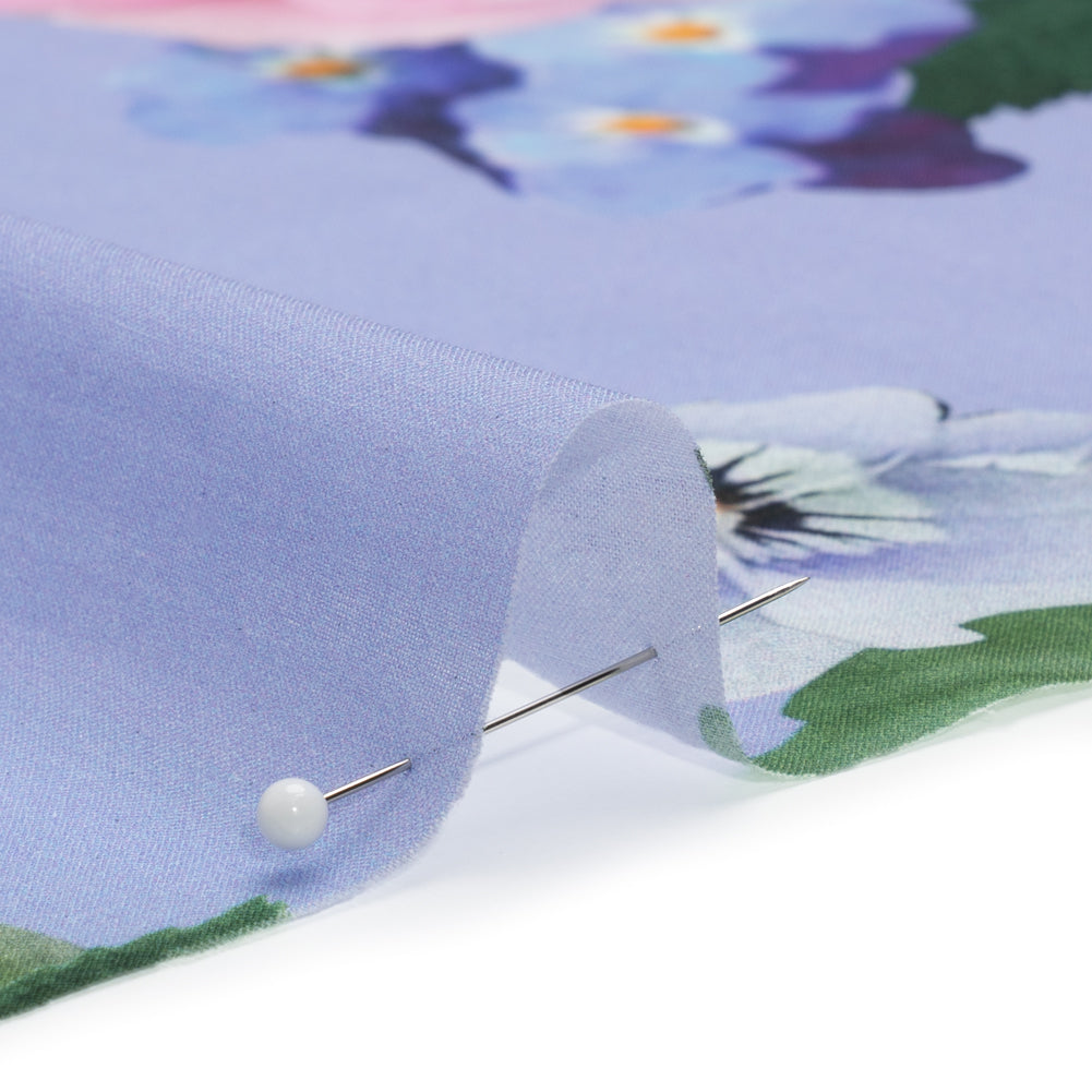 Mood Exclusive Periwinkle Picture Perfect Petals Cotton Voile - Joann Fabrics