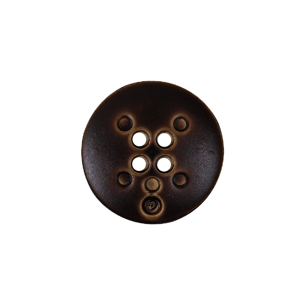Russet Brown Pie Crust Rim 4-Hole Plastic Button - 32L/20mm - Joann Fabrics