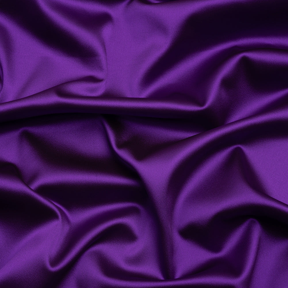 Stretch Satin Made in Italy - Purple with Black Backing - Premium Collection - Joann Fabrics