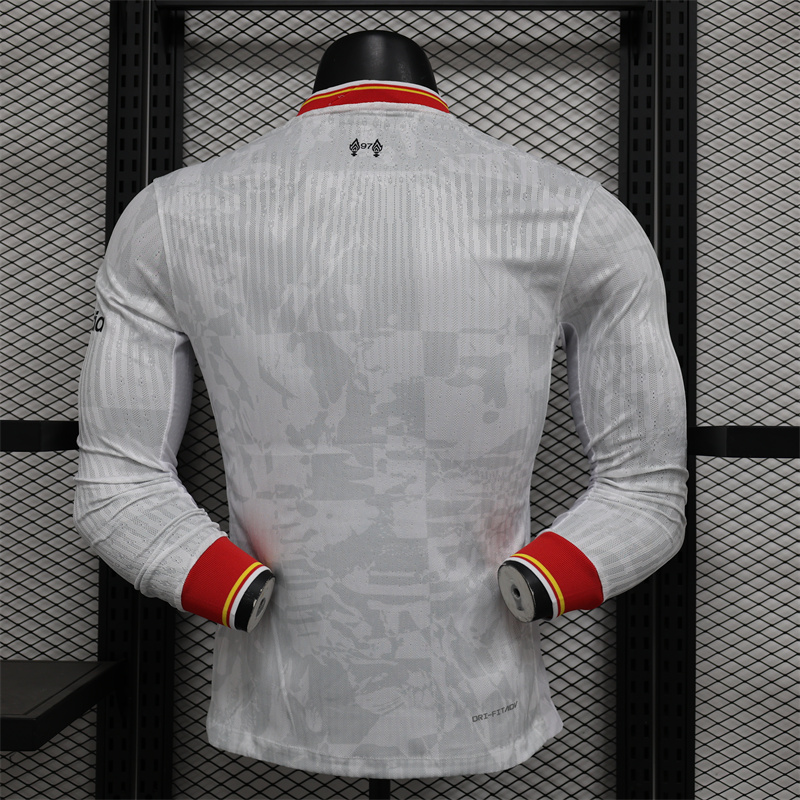 2024/2025 Long Sleeve Liverpool Third Away Player Version Football Shirt 1:1 Thai Quality
