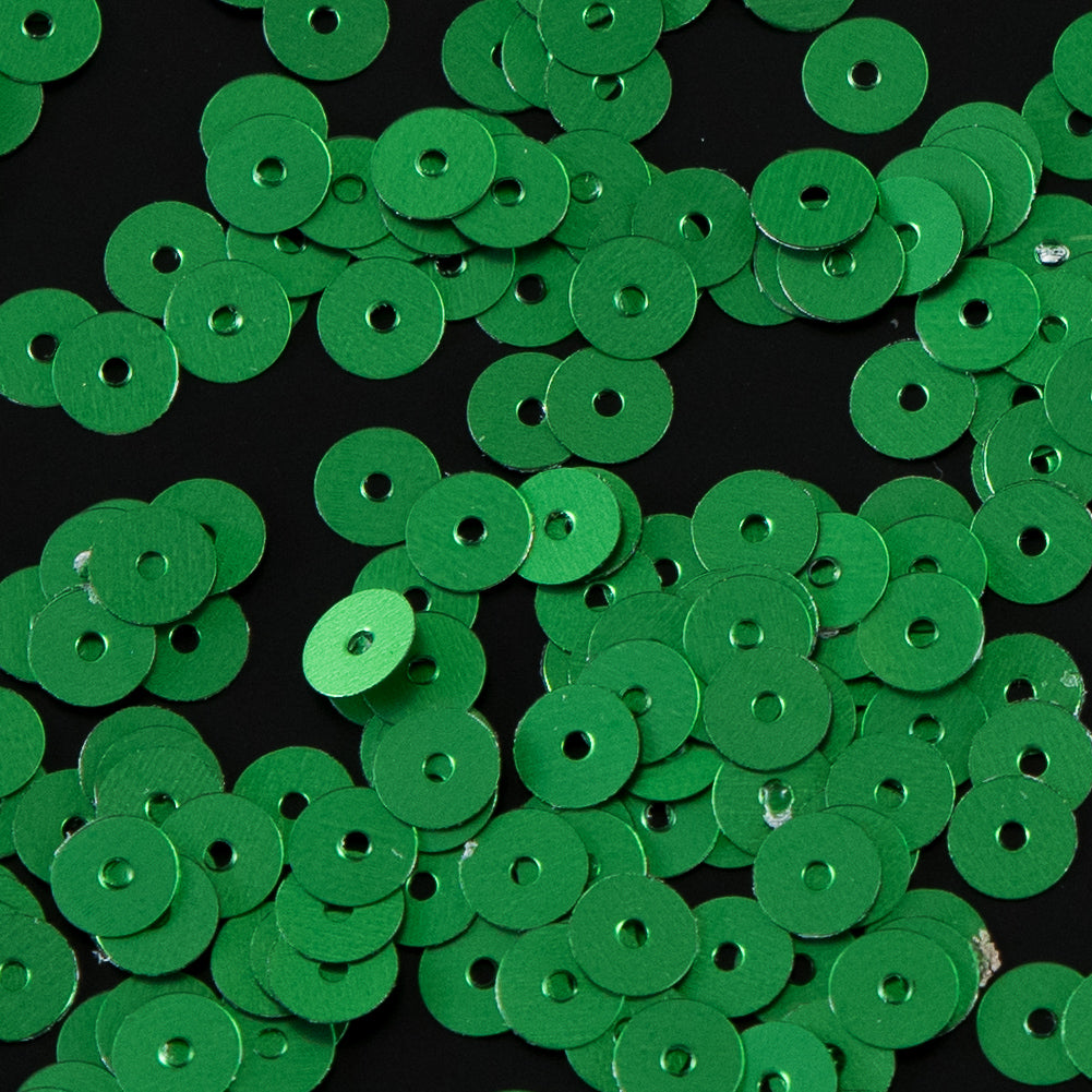 Bag of Emerald Dull-Bright Loose Sequins - 5mm - Joann Fabrics