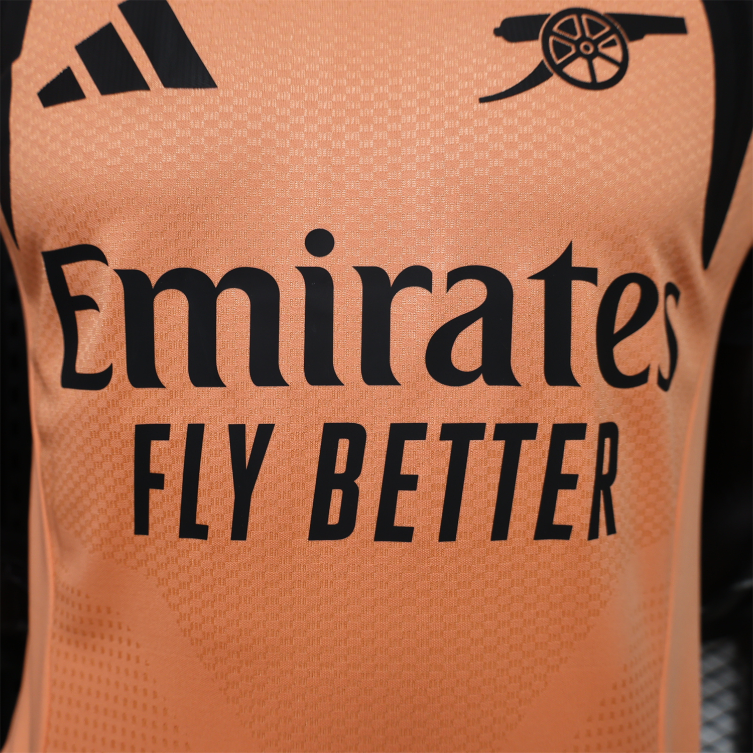 Arsenal 26-27 Orange Black Training Jersey - Player Version - UnitedFutballJersey