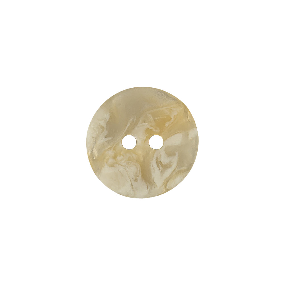Translucent, White and Yellow Swirls 2-Hole Plastic Saucer Button - 24L/15mm - Joann Fabrics