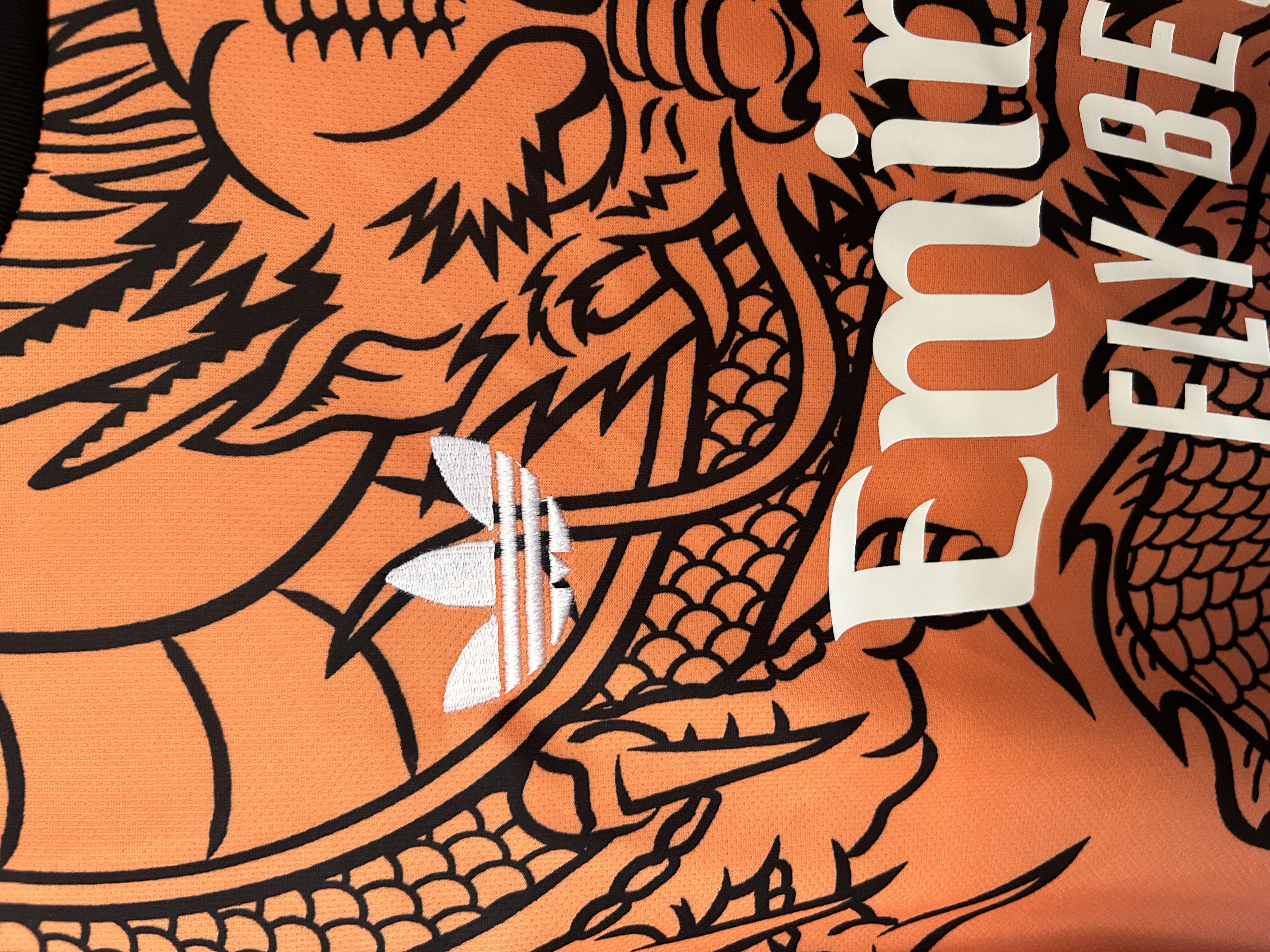 2025/2026 Real Madrid Dragon Orange Special Edition Football Jersey 1:1 Thai Quality