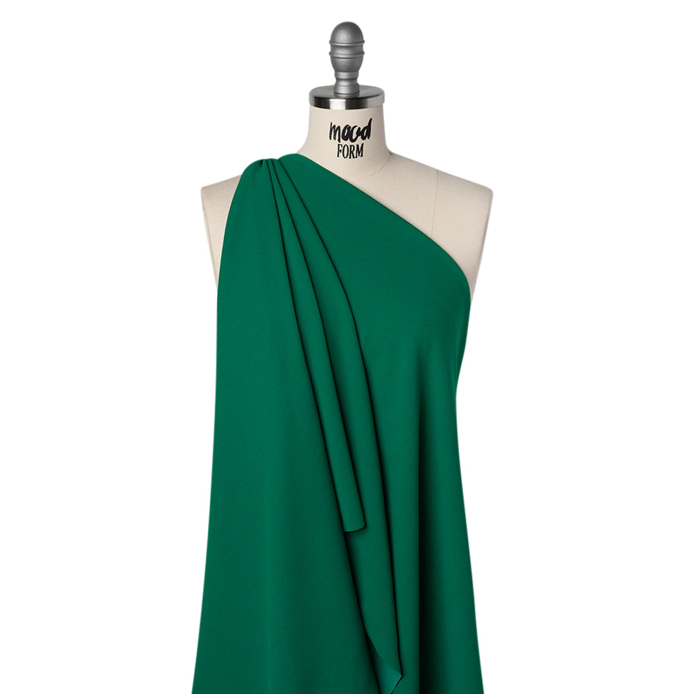 Stretch Polyester Crepe Double Knit - Sea Green - Designer Deadstock - Joann Fabrics