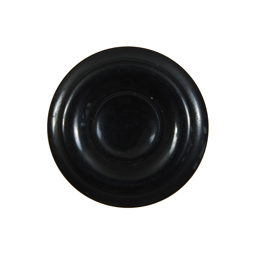 Black Plastic Shank Back Button - 44L/28mm - Joann Fabrics