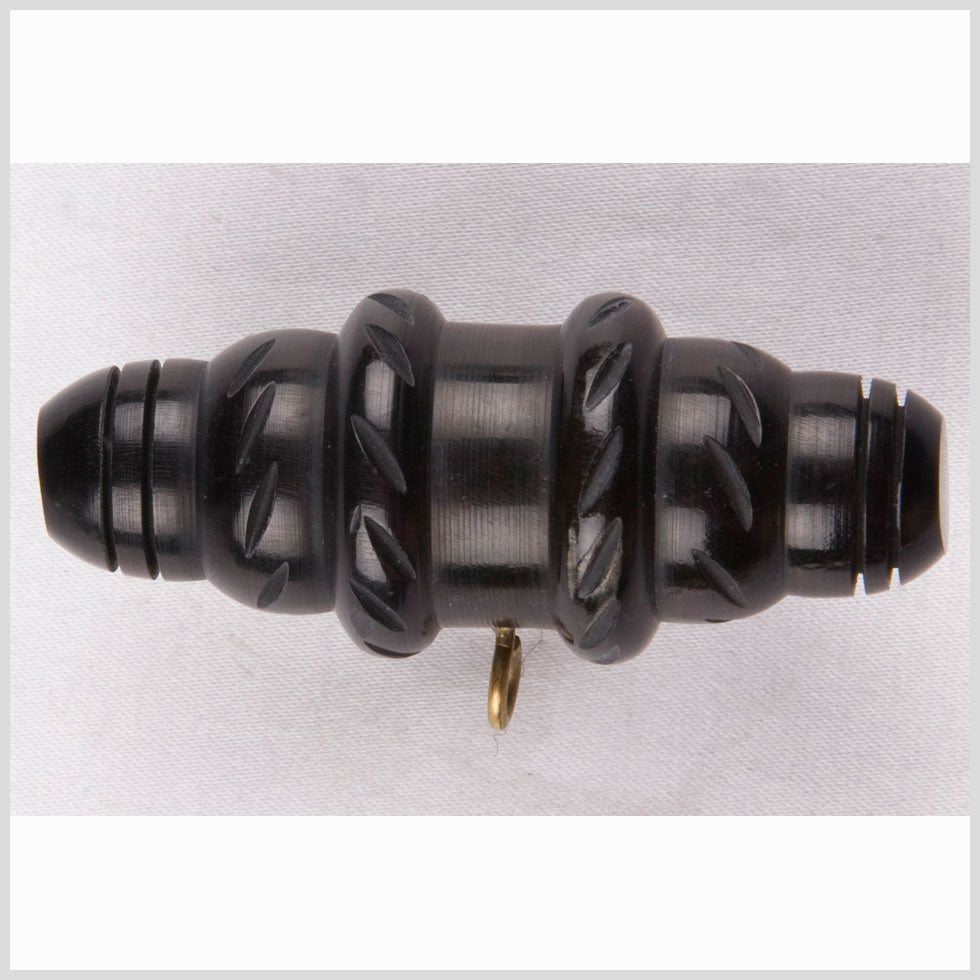 Black Intricate Horn Shank Back Toggle - 80L/50.8mm - Joann Fabrics