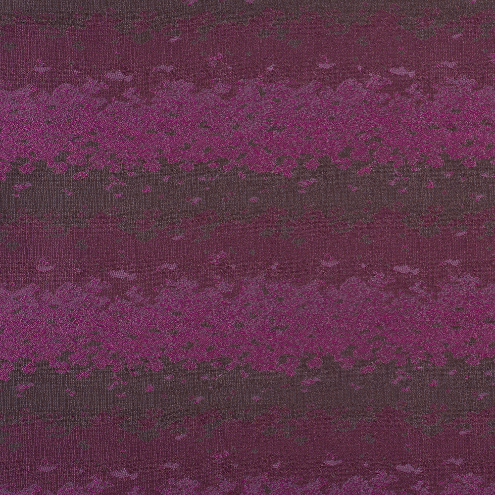 Organic Ripples Brown and Fuchsia Poly Brocade - Joann Fabrics