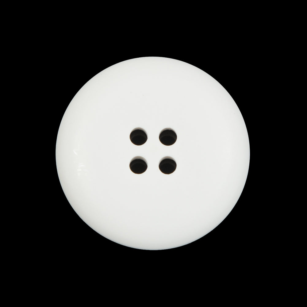 White 4-Hole Plastic Button - 40L/25.5mm - Joann Fabrics