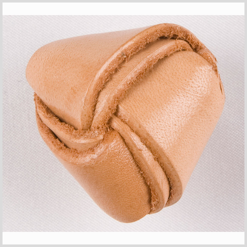 Natural Leather Button - 34L/21.5mm - Joann Fabrics