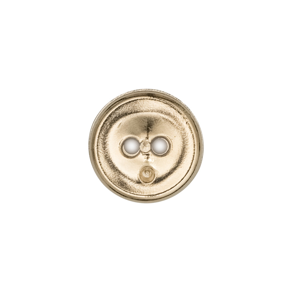 Italian Gold 2-Hole Crest Button - 24L/15mm - Joann Fabrics