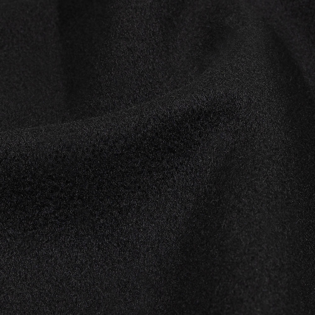 Balenciaga Italian Bluish Black Brushed Blended Virgin Wool Coating - Joann Fabrics