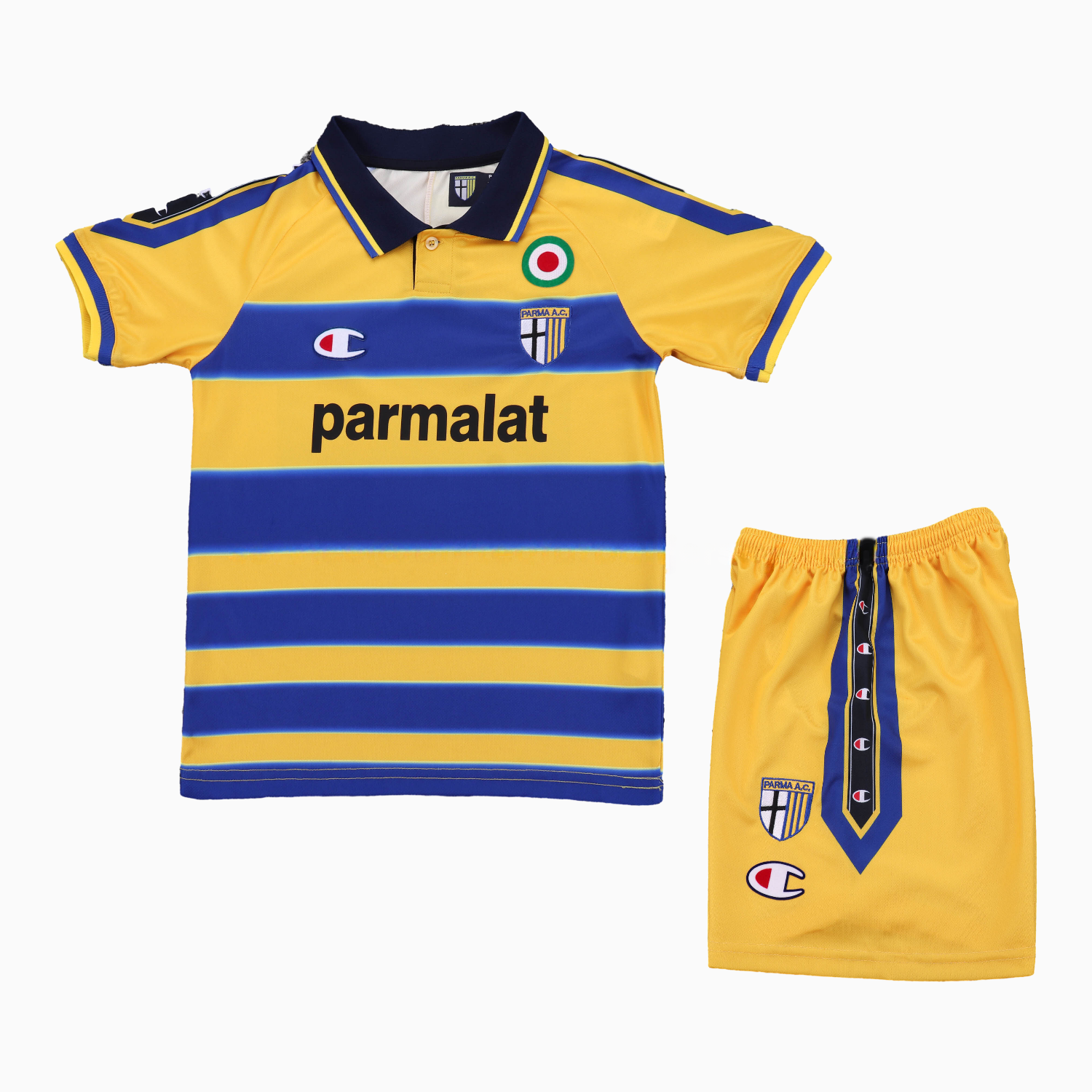 Retro Parma 1999-00 Home Kids Kit - UnitedFutballJersey