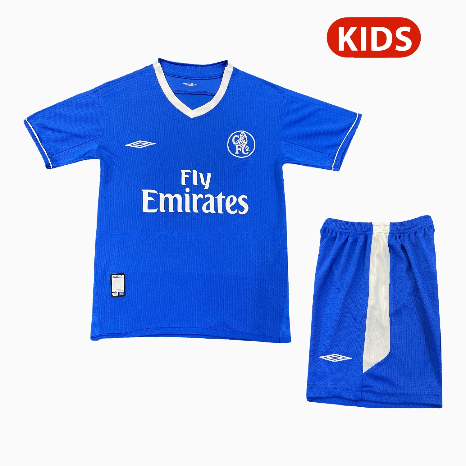 Retro C.H.E.L.S.E.A 2003-05 Home Kids Kit - UnitedFutballJersey