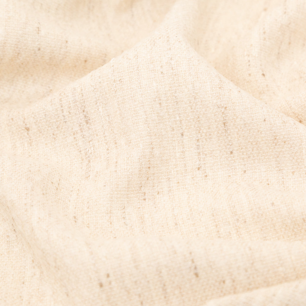 Italian Almond Milk Wool Woven Panel with Multicolored Stripes - Joann Fabrics