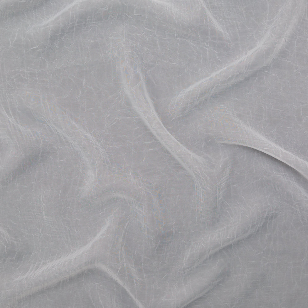 Wrinkled Drapery Sheer Fabric - Snow - British Imported - Joann Fabrics