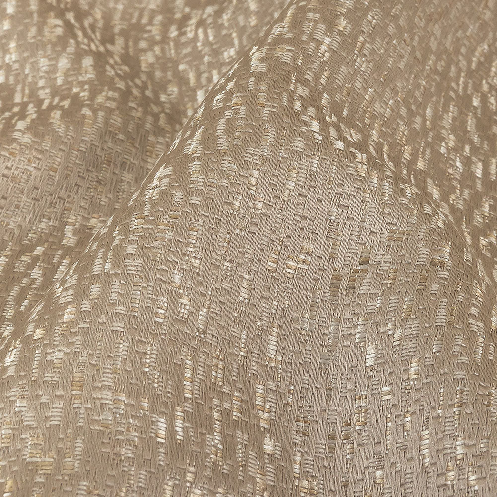 Metallic Drapery Jacquard - Stone Digital Spots - British Imported - Joann Fabrics