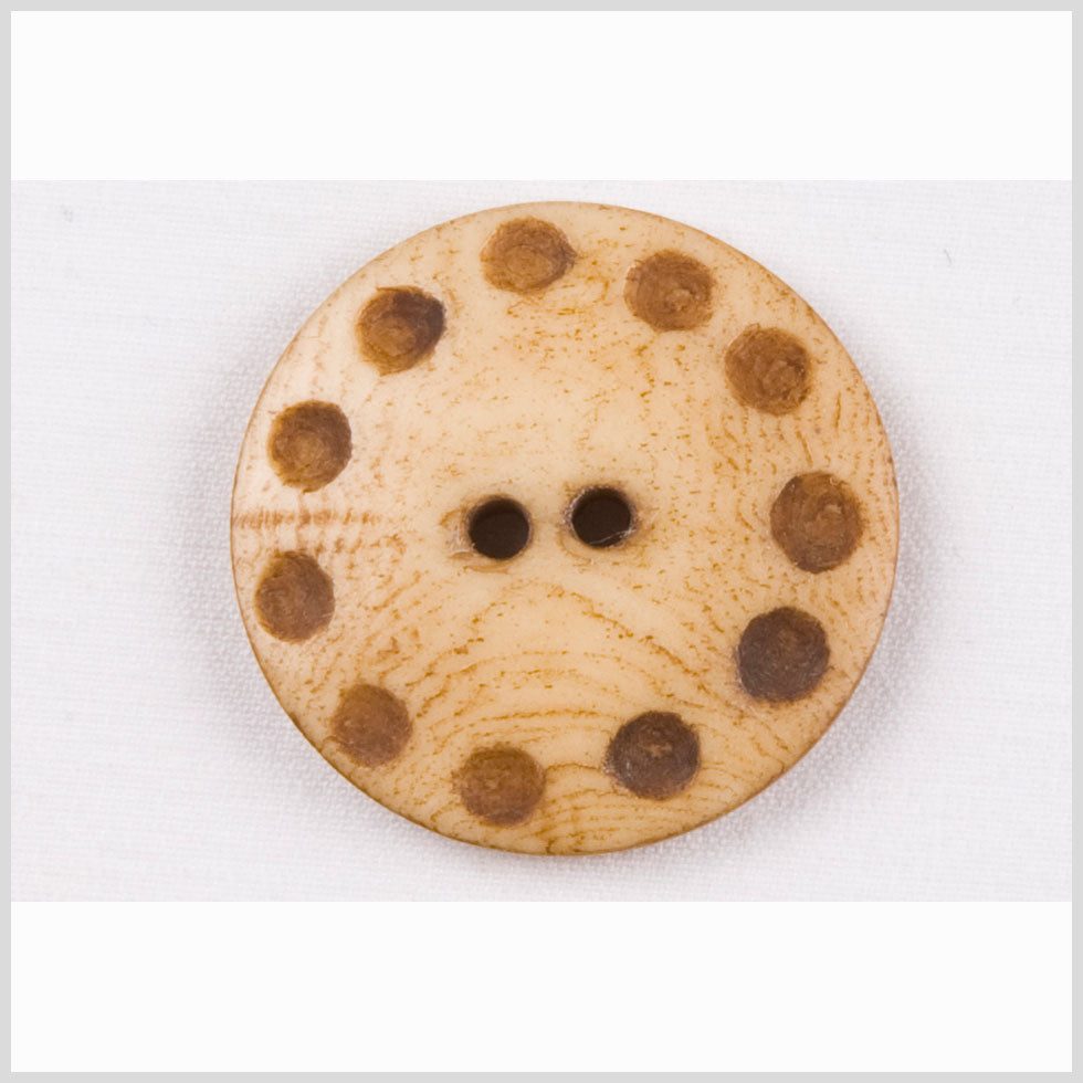 Natural Bone 2-Hole Button - 24L/15mm - Joann Fabrics