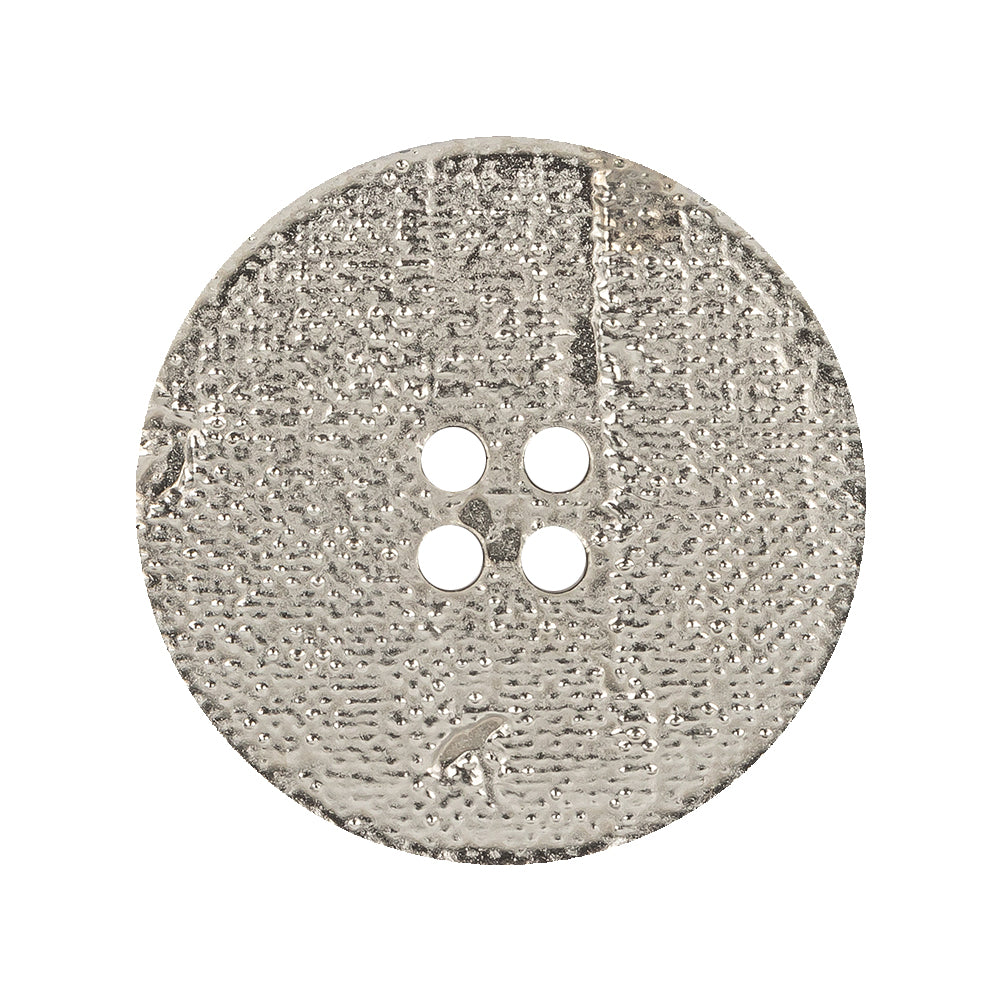 Matte Nickel Textured 4-Hole Saucer Button - 44L/28mm - Joann Fabrics