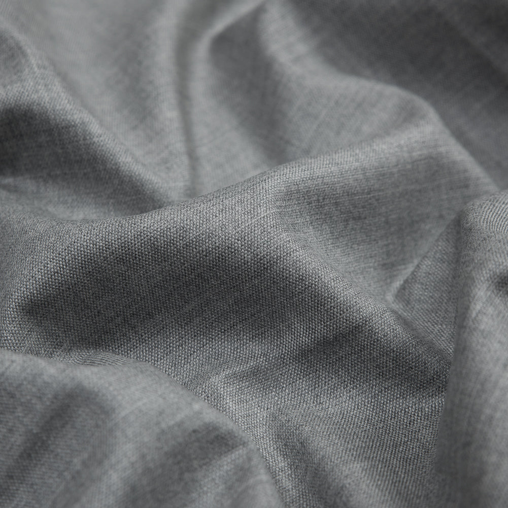 Theory Light Heather Gray Stretch Wool Canvas - Joann Fabrics