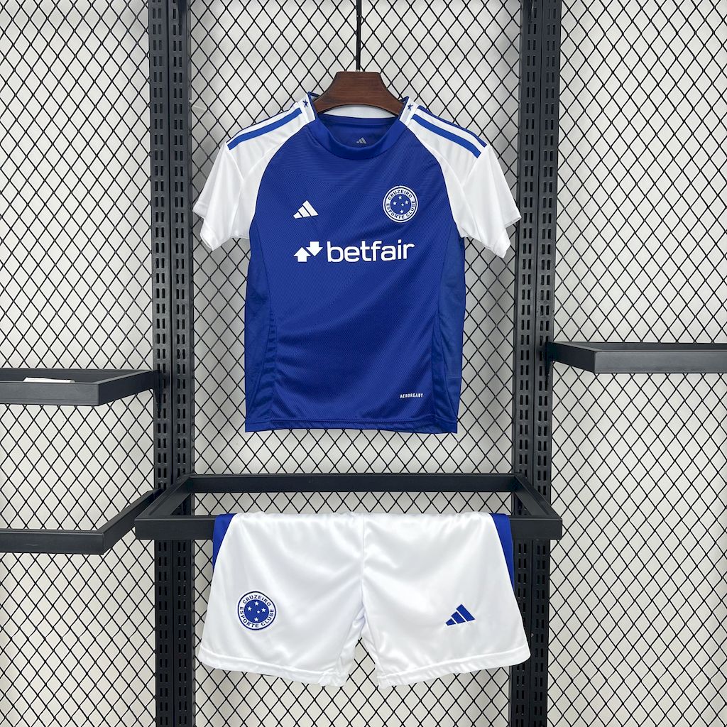 2025/2026 Cruzeiro Home  Football Jersey 1:1 Thai Quality Kids Size