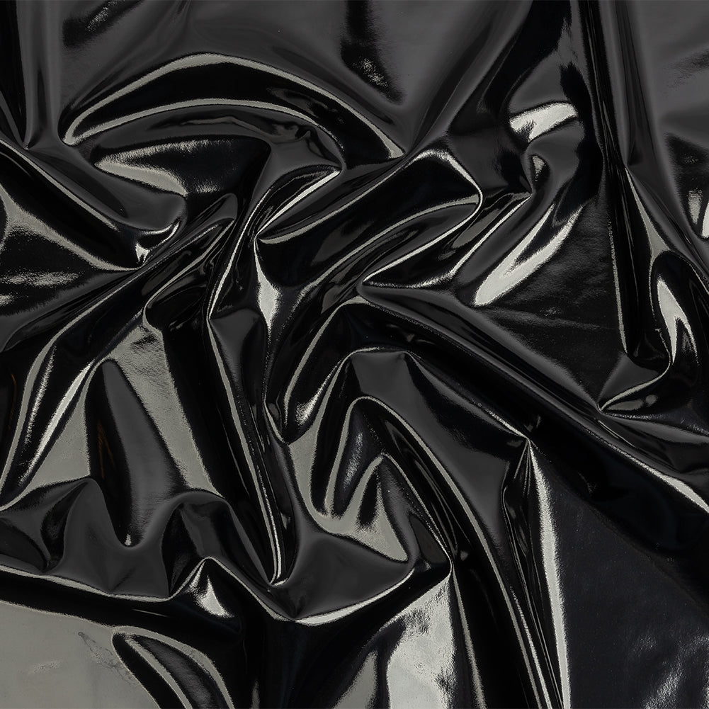 Black Stretch Faux Patent Leather - Joann Fabrics