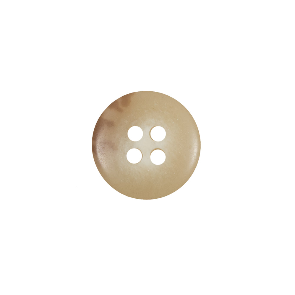 Brown and Beige Plastic 4-Hole Button - 22L/14mm - Joann Fabrics