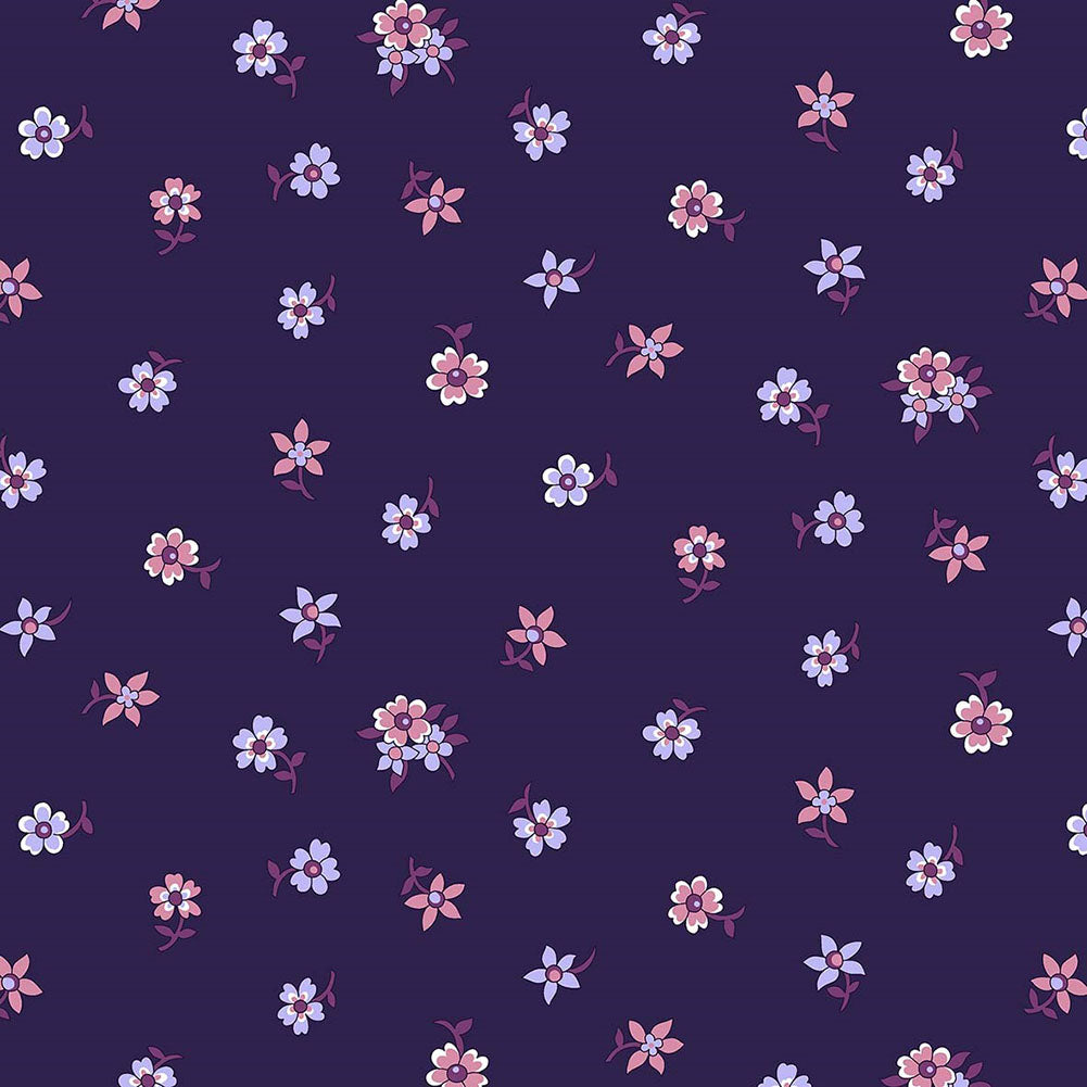 Liberty Art Fabrics Purple Hampton Sprig Lasenby Quilting Cotton - Joann Fabrics