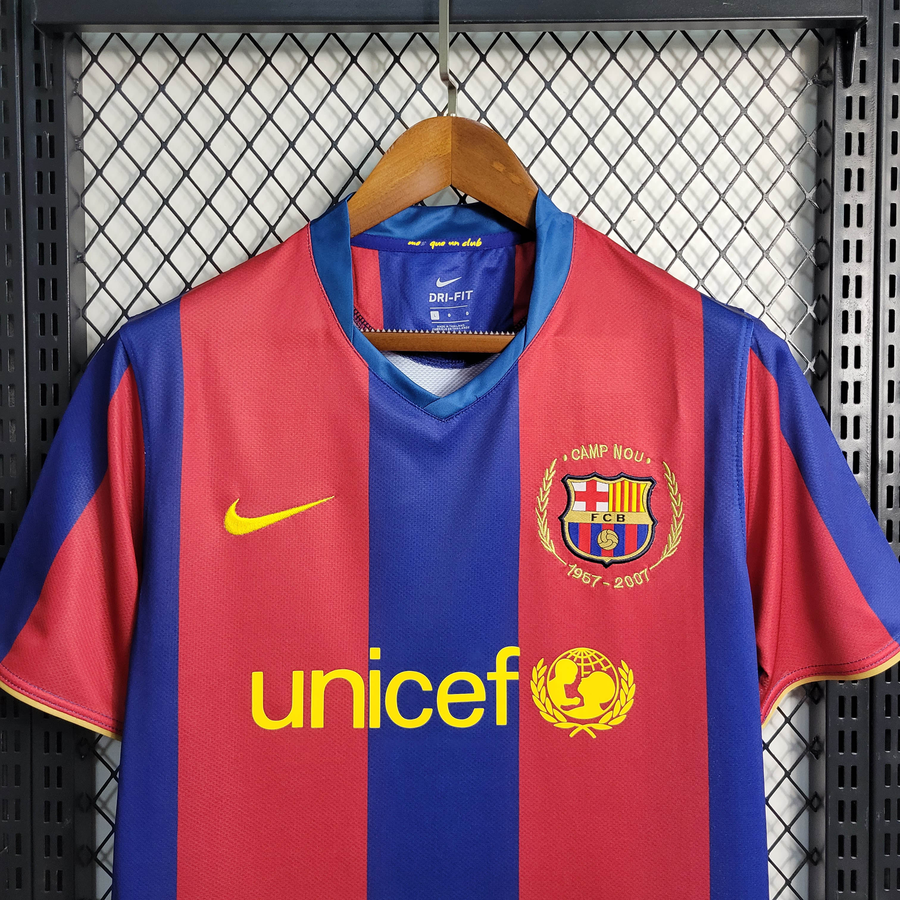 2007/2008 Retro Barcelona Football Shirt Home 1:1 Thai Quality